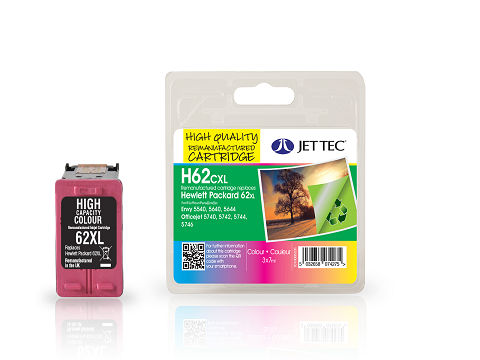 Refilled HP 62XL Colour Ink Cartridge