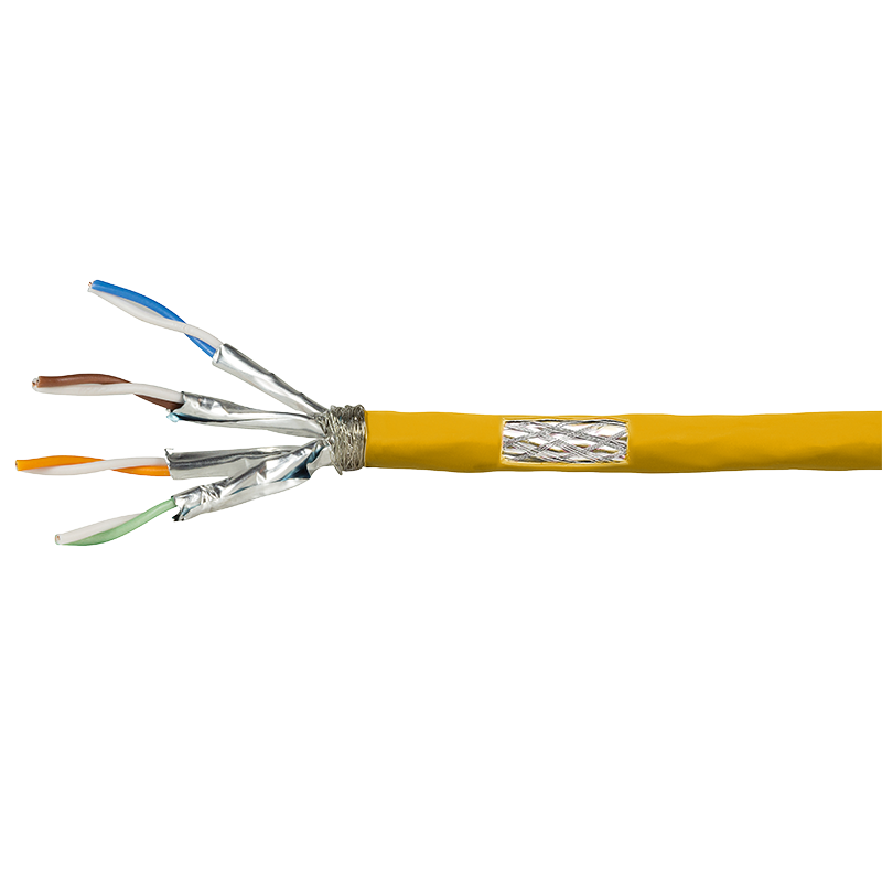 Image of LogiLink Cat.7A 1200MHz Installation Cable AWG 23 S/FTP 25m, yellow