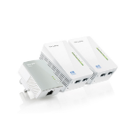 TP-LINK TL-WPA4220T KIT V1.20 600Mbit/s Ethernet LAN Wi-Fi White 3pc(s) PowerLine network adapter