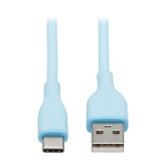 Tripp Lite U038AB-006-S-LB USB-kabel USB 2.0 1,83 m USB A USB C 0,48 Gbit/s Blauw