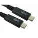 Cables Direct USB4-4080 USB cable USB4 Gen 2x2 0.8 m USB C Black