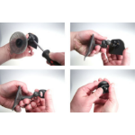 Brodit 215256 montagekit Zwart