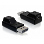 DeLOCK 65237 cable interface/gender adapter DisplayPort M mini DisplayPort F Black
