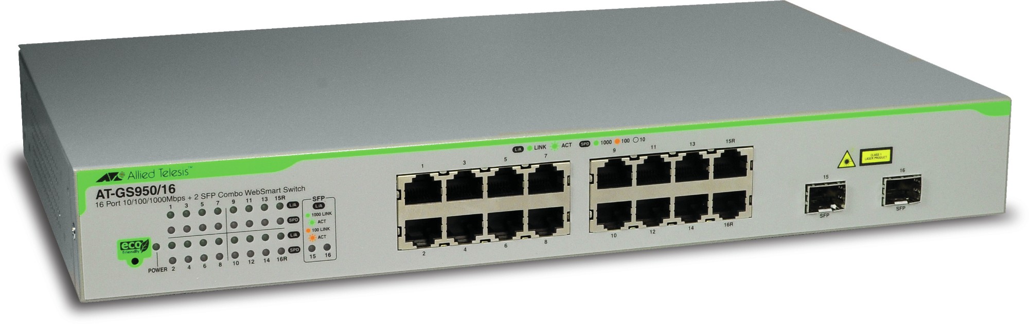 Allied Telesis AT-GS950/16-50 Managed L2 Gigabit Ethernet (10/100/1000) 1U White