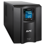 APC Smart-UPS C, Line Interactive, 1000VA, Tower, 230V, 8x IEC C13 outlets, SmartConnect port, USB and Serial communication, AVR, Graphic LCD