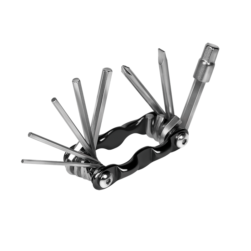 LogiLink Mini Folding Tool for Bikes, 9-in-1