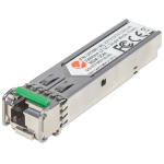 Intellinet Transceiver Module Optical, Gigabit Fiber WDM Bi-Directional SFP, 1000Base-Lx (LC) Single-Mode Port, 10km, WDM (Rx1310/Tx1550), MSA Compliant, Equivalent to Cisco GLC-BX-D, Fibre, Three Year Warranty