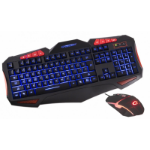 Esperanza EGK3000 keyboard Mouse included Gaming USB QWERTY UK English Black, Red