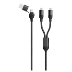 2GO 797365 Lightning-kabel 1,2 m Zwart