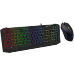 GAMEMAX Pulse 2in1 Kit 7 Colour RGB Wired Keyboard with Pulsing Mouse