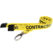 Digital ID 15mm Recycled Yellow Contractor Lanyards with Metal Lobster Clip (Pack of 100)
