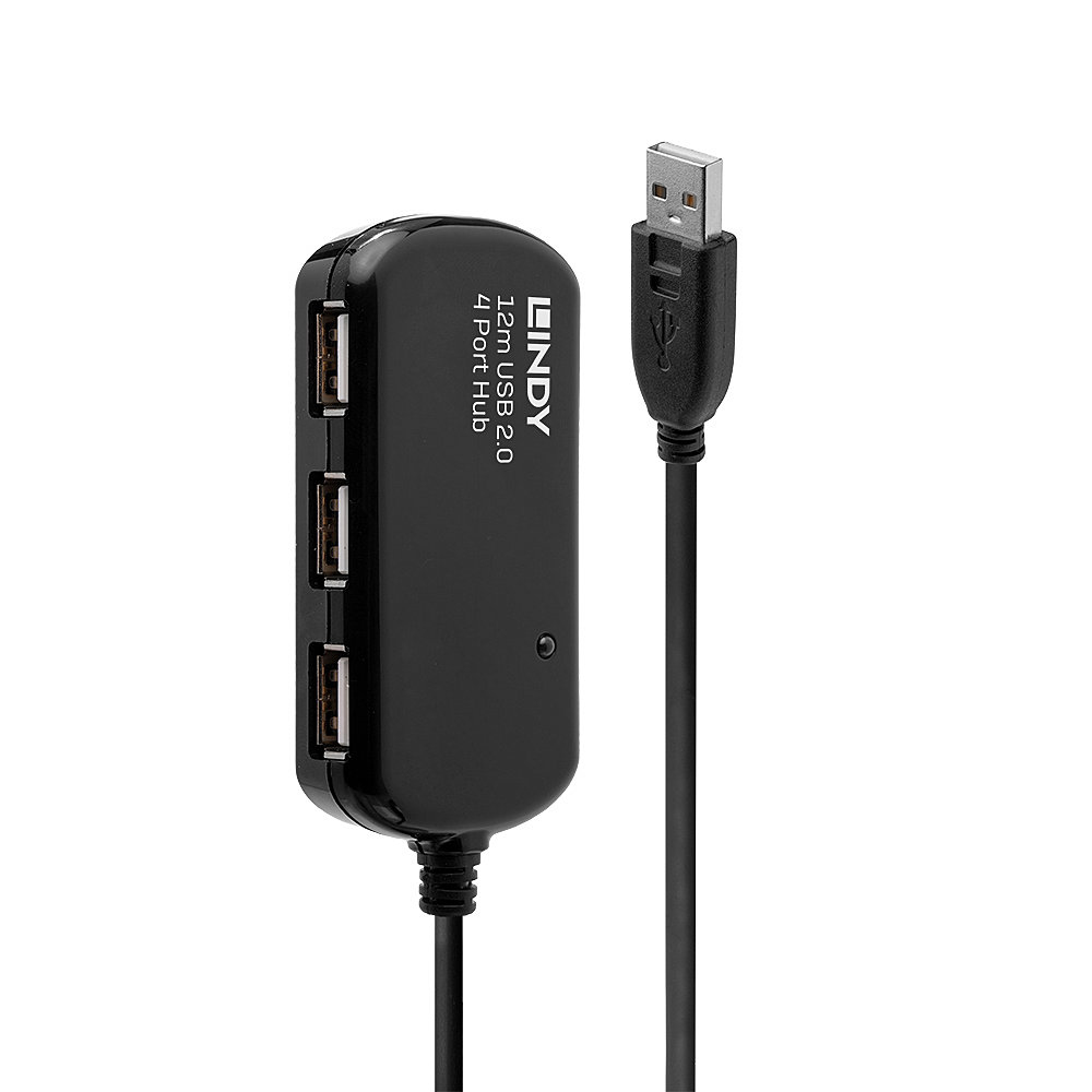 Image of Lindy 12m USB2.0 Extension Hub Kit