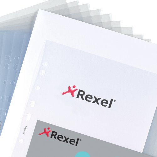 Rexel Nyrex Heavy Duty Top & Side Opening Pockets (25)
