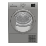 Indesit 8kg Heat Pump Dryer - Silver