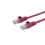 connektgear 1m RJ45 CAT6 UTP Stranded Flush Moulded LS0H Network Cable - 24AWG - Pink