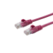 connektgear 3m RJ45 CAT5e UTP Stranded Flush Moulded Network Cable - 24AWG - Pink