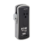 Eaton TRAVELER3USBC surge protector Black 2 AC outlet(s) 120 V 18.1" (0.46 m)