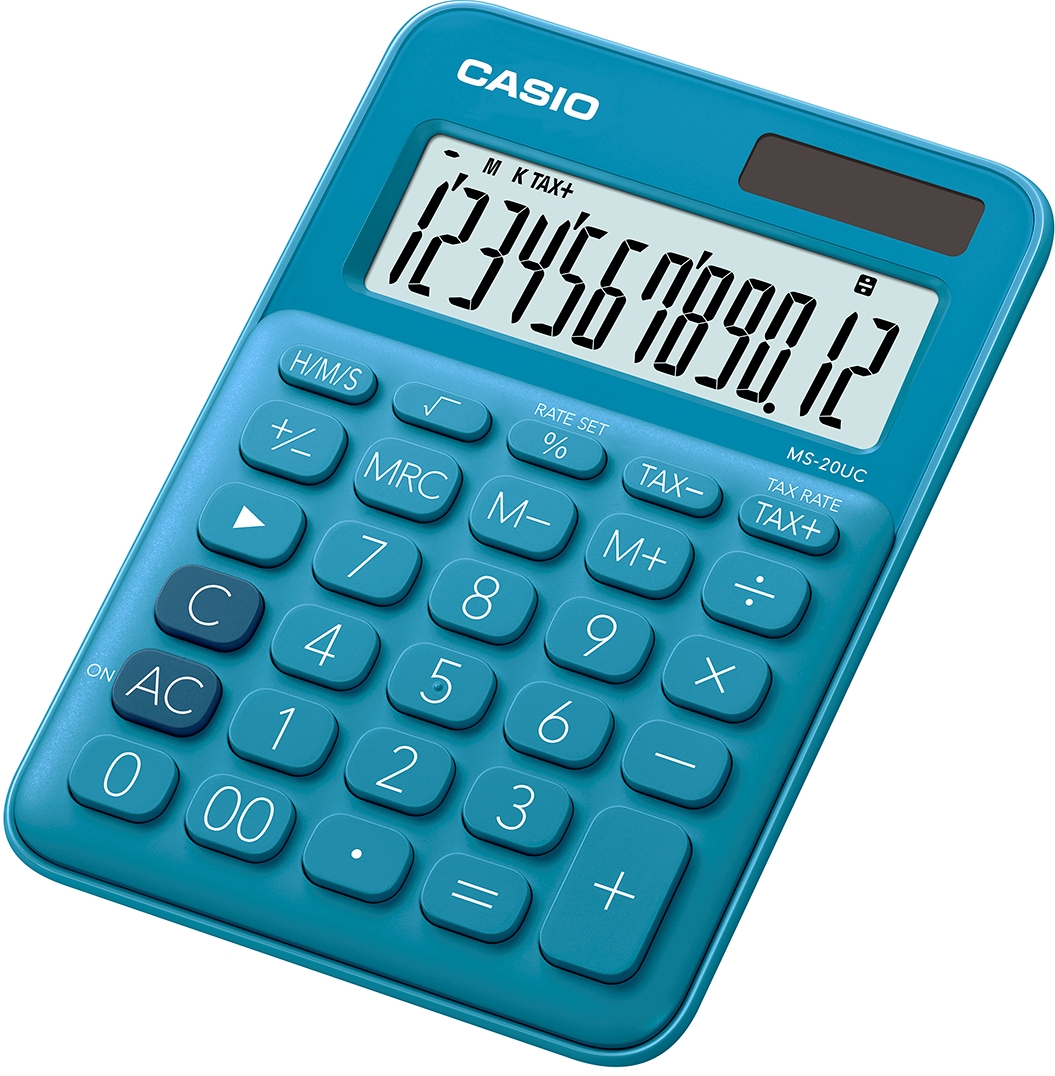 Image of Casio MS-20UC-BU calculator Desktop Basic Blue