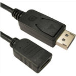 Target HDHDPORT-005CAB video cable adapter 0.15 m DisplayPort HDMI Black