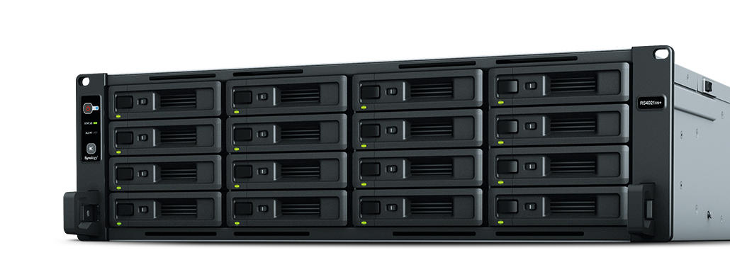 Image of Synology RackStation RS4021XS+ NAS/storage server Rack (3U)...