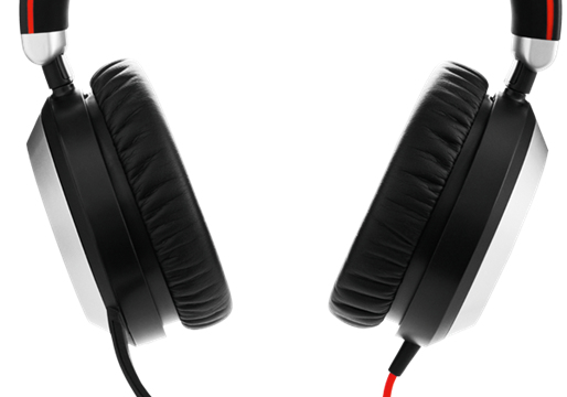 Jabra Evolve 80 MS Stereo Headset Head-band Black