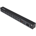 StarTech.com RKPW101920 power distribution unit (PDU) 10 AC outlet(s) 1U Black