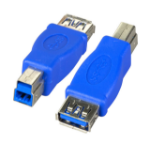 EFB Elektronik EB547 tussenstuk voor kabels USB 3.0 B USB 3.0 A Blauw