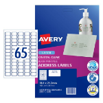 Avery 959022 printer label Transparent Self-adhesive printer label