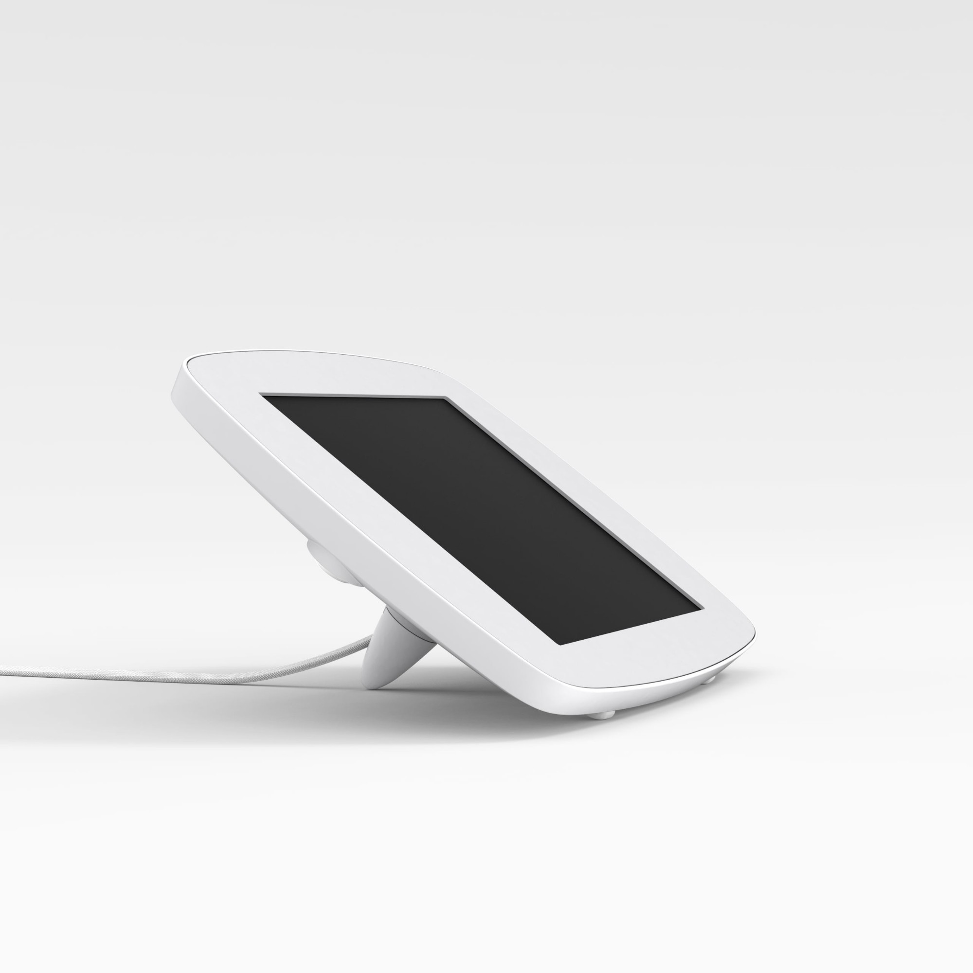 Bouncepad Lounge | Samsung Galaxy Tab A7 10.4 (2020) | White | Exposed Front Camera and Home Button |
