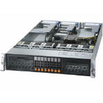 Supermicro AS-2115HV-TNRT server barebone AMD SoC Rack (2U) Black, Metallic