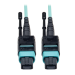 Tripp Lite N844-03M-12-P InfiniBand/fibre optic cable 120.1" (3.05 m) MTP Black, Turquoise