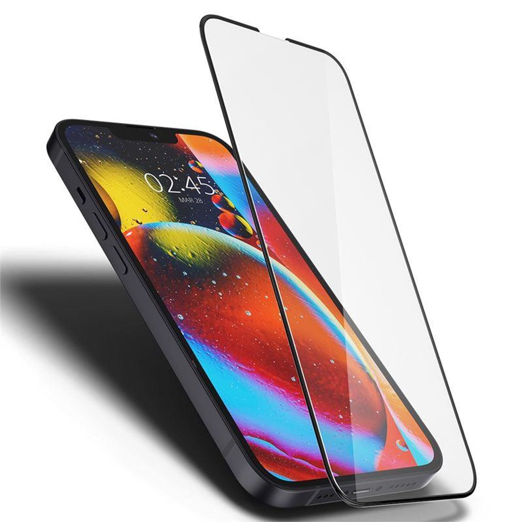 77323 SPIGEN Glass FC Tempered Glass Screen Protector iPhone 13 Mini