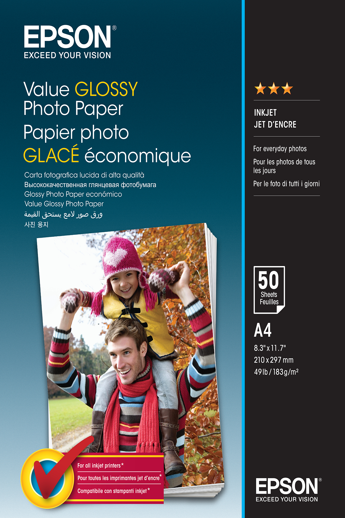 Premium Glossy Photo Paper - 13x18cm - 30 Feuilles