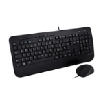 V7 Full Size USB Keyboard with Palm Rest and Ambidextrous Mouse Combo - IT