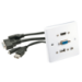 Lindy Wall plate VGA/HDMI/USB/3.5mm Stereo