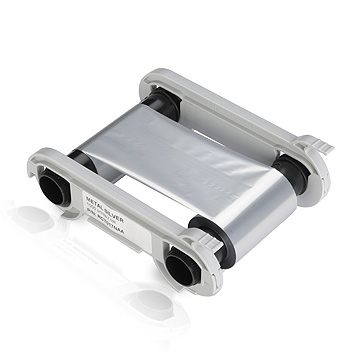 Image of Evolis RCT017NAA Thermal-transfer ribbon silver, 1K pages for...