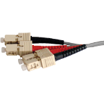 Cablenet 10m OM2 50/125 SC-SC Duplex Grey LSOH Fibre Patch Lead