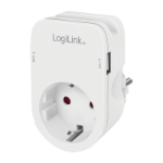 LogiLink PA0247 surge protector White 1 AC outlet(s) 230 V