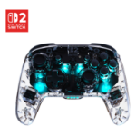 Turtle Beach Afterglow Clear Wireless RGB Gaming Controller. Officially licensed for Nintendo Switch 2