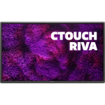 CTOUCH Riva 163.9 cm (64.5") 3840 x 2160 pixels Multi-touch Black