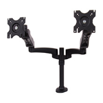 B-Tech Full Motion Twin Flat Screen Desk Mount with Double Arms