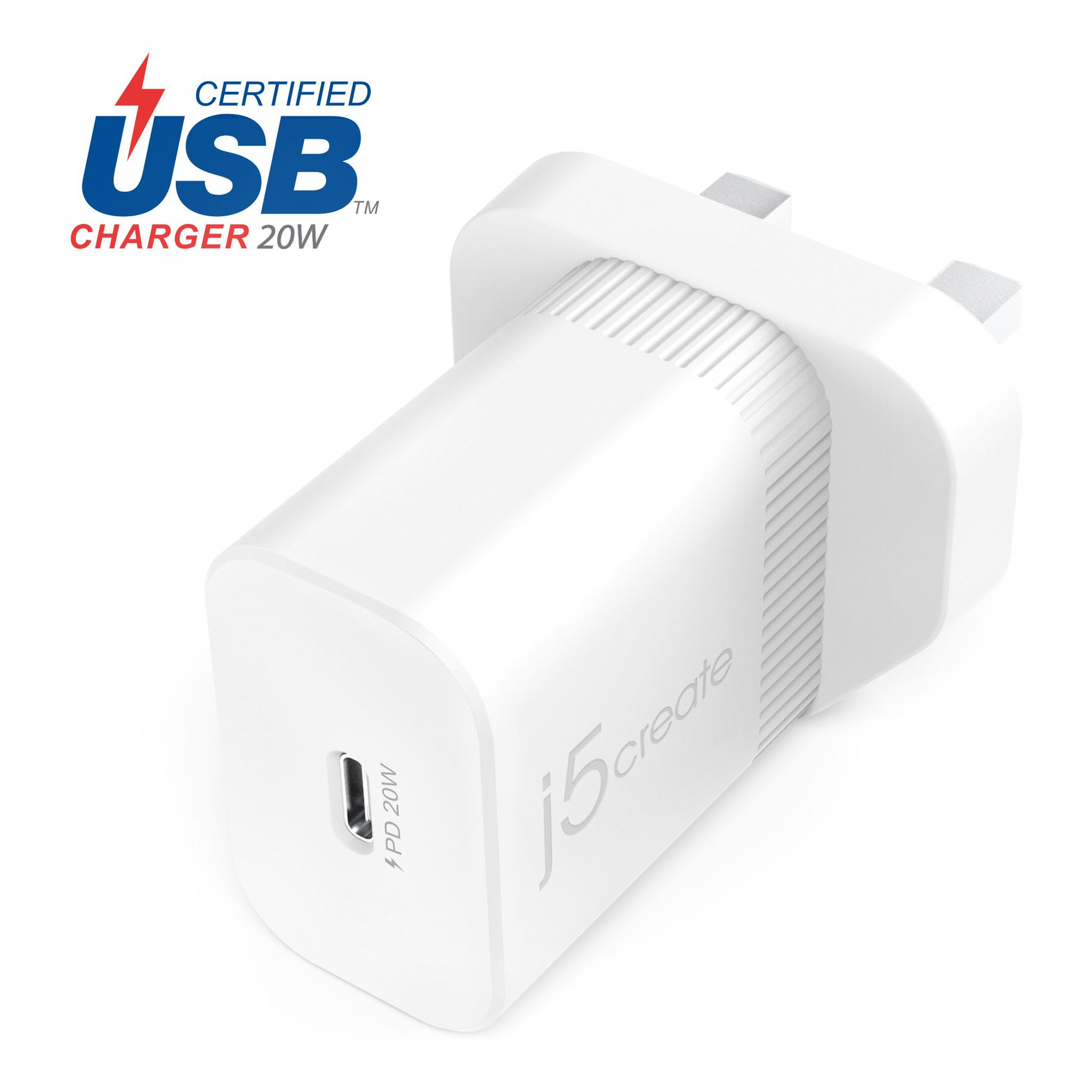 Image of j5create JUP1420-FN 20W PD USB-C® Wall Charger