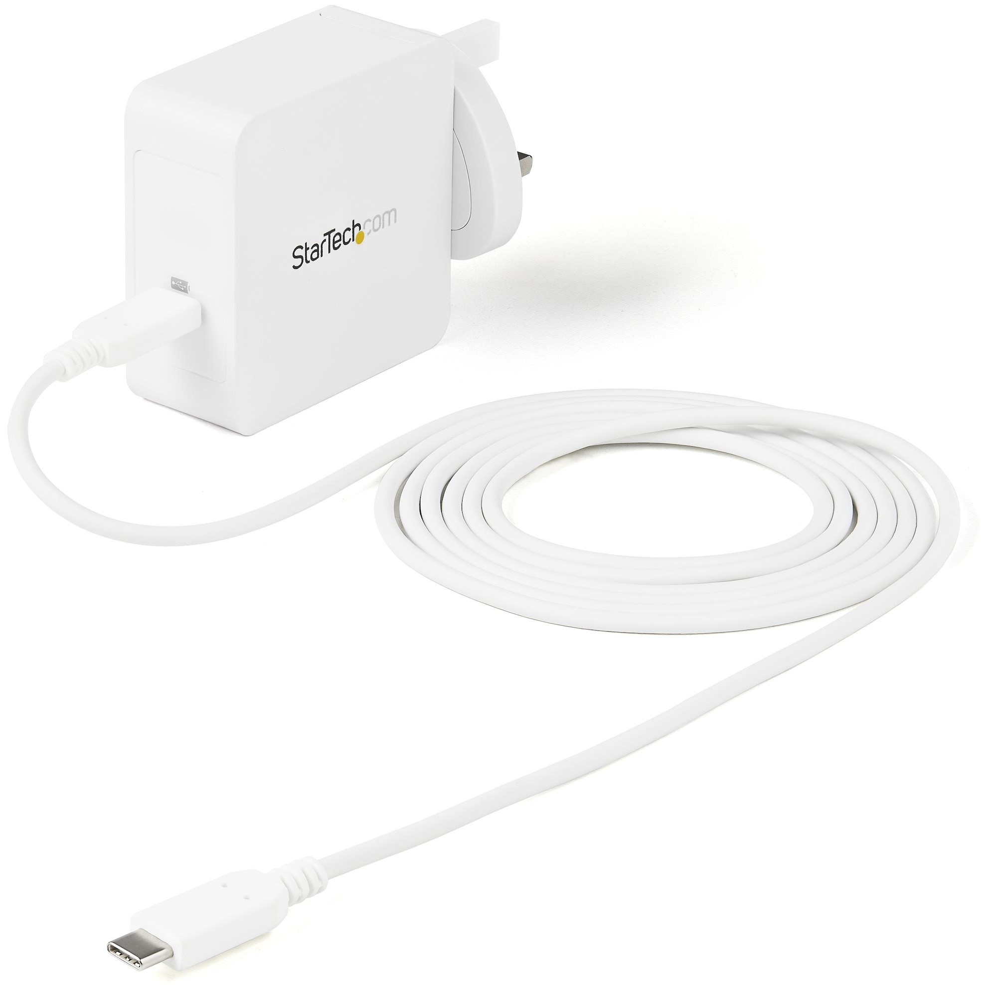 Image of StarTech.com USB C Wall Charger - USB C Laptop Charger 60W PD -...