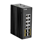 D-Link DISâ€‘300Gâ€‘12SW Managed L2 Gigabit Ethernet (10/100/1000) Black