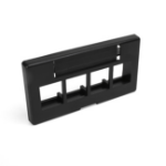 Leviton 49910-SE4 wall plate/switch cover Black