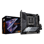 GIGABYTE B650I AORUS ULTRA Motherboard - Supports AMD Ryzen 9000 CPUs, 8+2+1 Digital VRM, up to 7200MHz DDR5 (OC), 1xPCIe 5.0 + 2xPCIe 4.0 M.2, Wi-Fi 6E, 2.5GbE LAN, USB 3.2 Gen 2x2