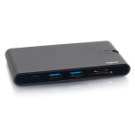 C2G USB-C 9-in-1 Compact Dock with 4K HDMI, VGA, Ethernet, USB, SD Card Reader and Power Delivery