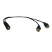 Tripp Lite P313-001 audio cable 11.8" (0.3 m) 3.5mm 2 x 3.5mm Black