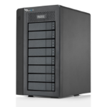 Promise Technology 32TB Pegasus 2 R8 Opslagserver Mini Tower Zwart