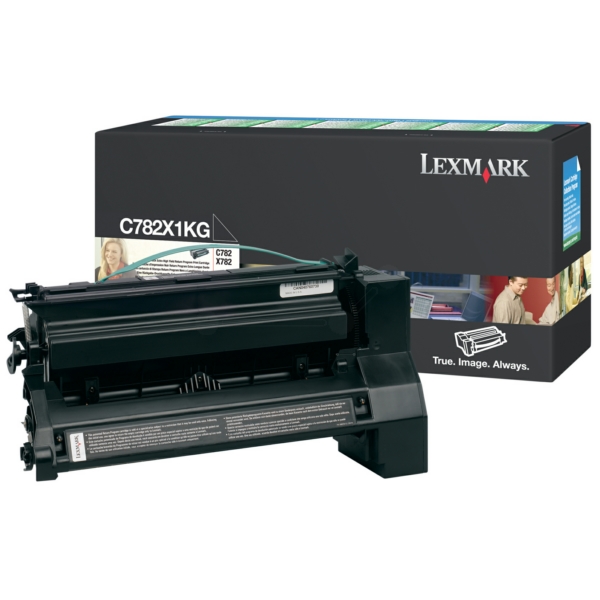 Image of Lexmark C782X1KG Toner cartridge black return program. 15K pages ISO/I